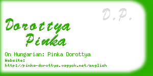 dorottya pinka business card